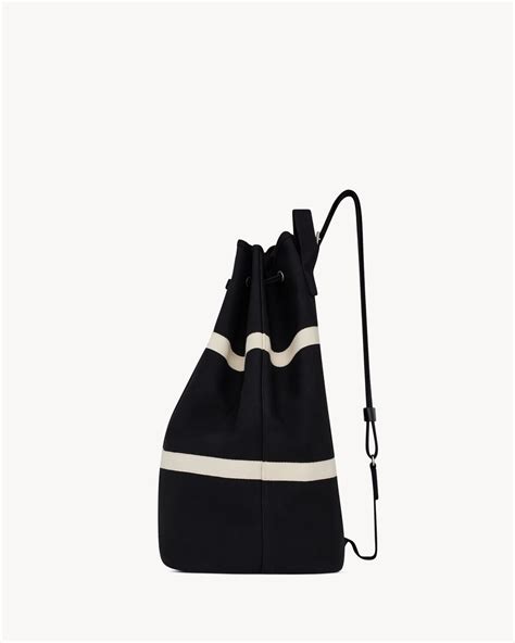 ysl blue sling bag|RIVE GAUCHE SLING BAG IN CANVAS .